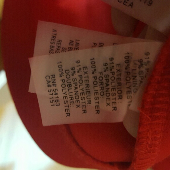 Guess Red Dress sz 8 - Picture 7 of 7